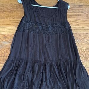 Free People sheer black dress